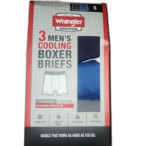 Wrangler Boxer Briefs - Navy, Federal Blue, Charcoal Size:small
